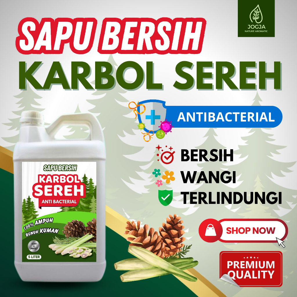 Jual Sapu Bersih Karbol Pembersih Lantai 5 Liter Anti Bacterial