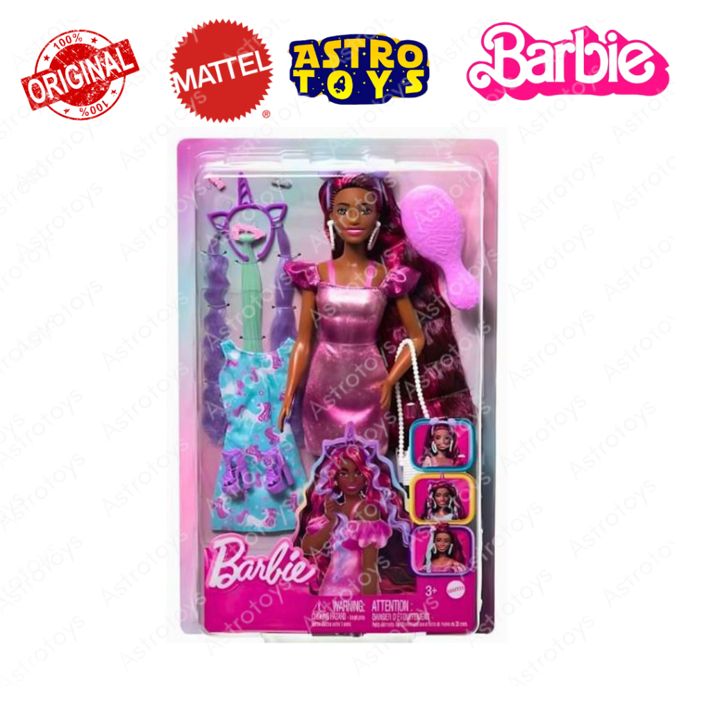 Jual Barbie Hair Styling Doll Set Original Mattel – Boneka Berbie Anak ...