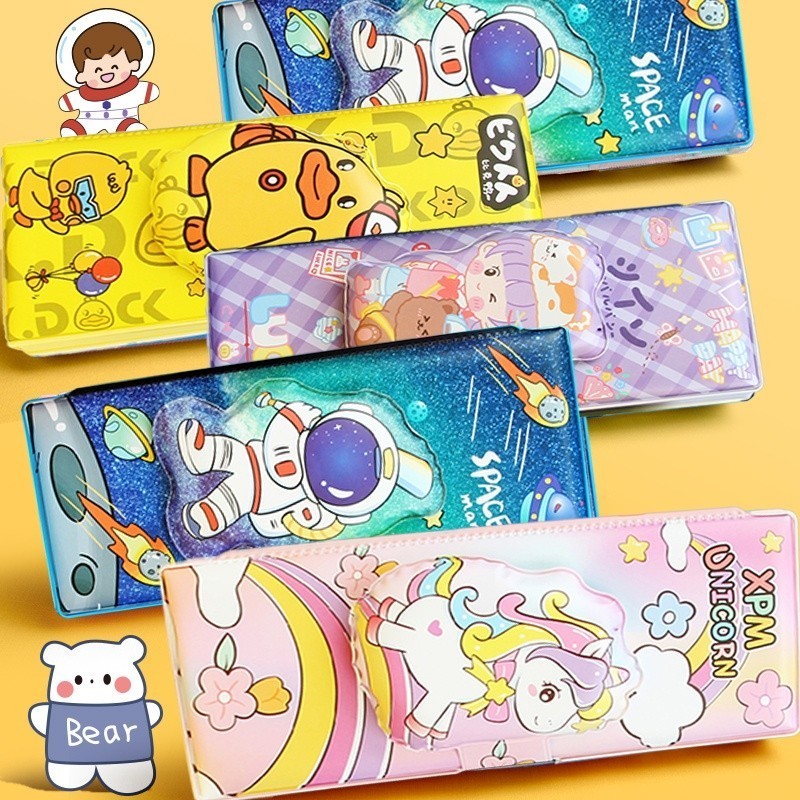 Jual Kotak Pensil 3D Karakter Squishy Imut Lucu Gambar Kartun Tempat