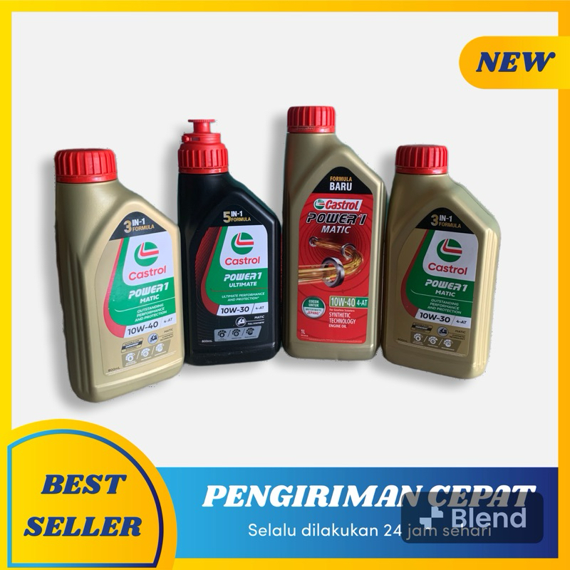 Jual OLI CASTROL POWER1 MATIC SERIES ORIGINAL | Shopee Indonesia