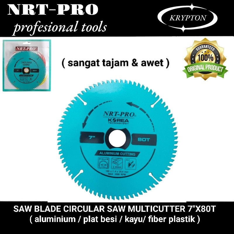 Jual Nrt Pro Mata Tct Saw Blade Circular Saw Multicutter X T