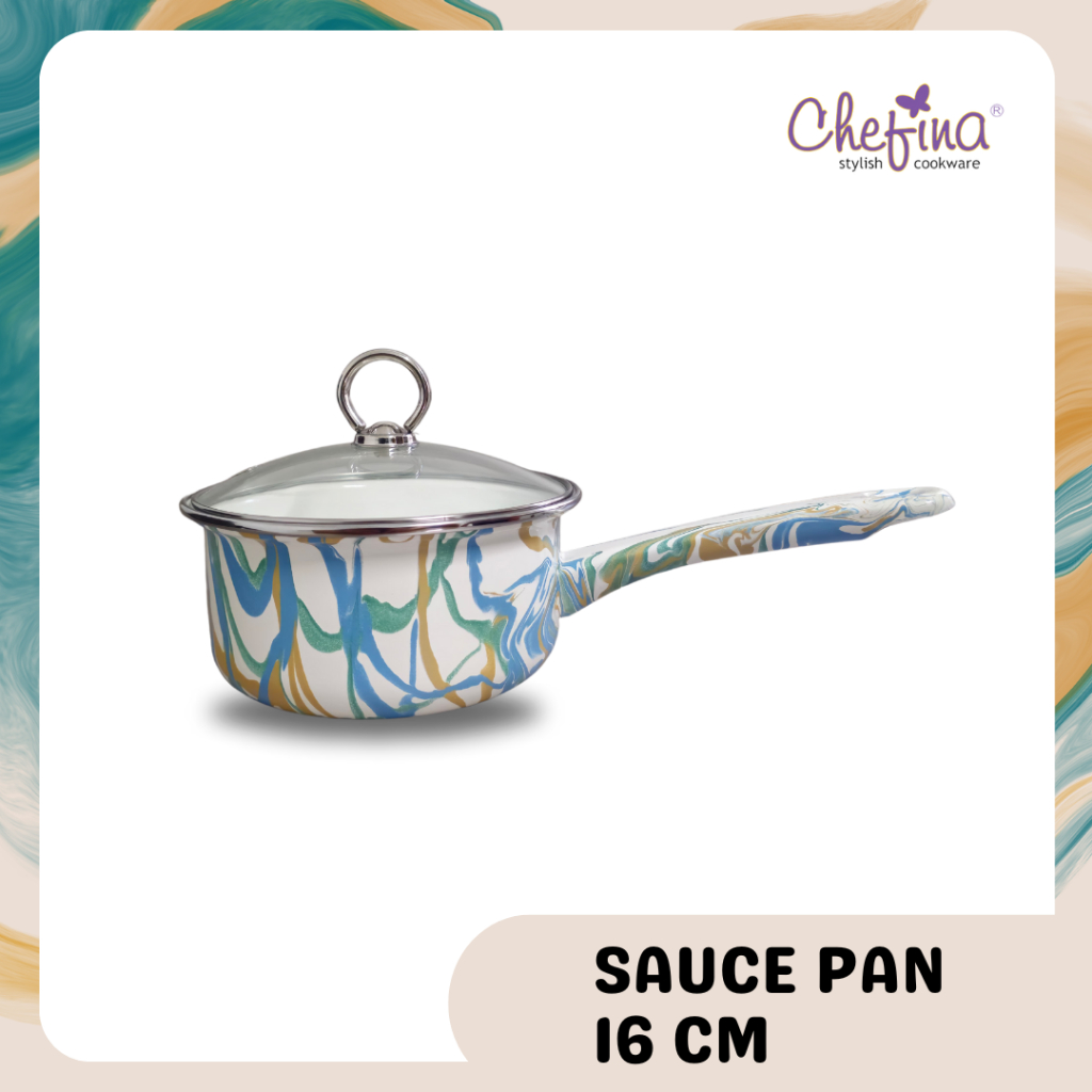 Jual CHEFINA SAUCE PAN 16 CM || MARBLE SERIES | Shopee Indonesia
