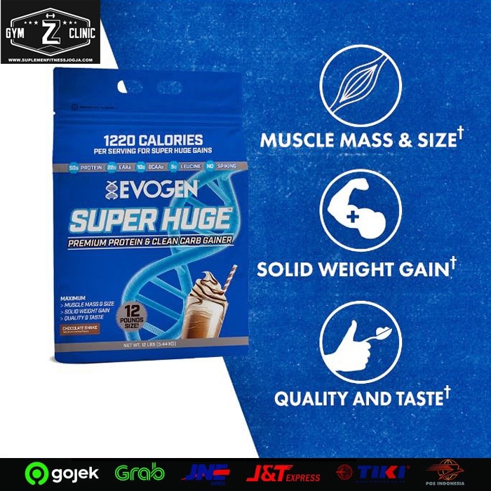 Jual Evogen Super Huge Mass Gainer 12lbs Hany Rambod Olympia 12 Lb ...