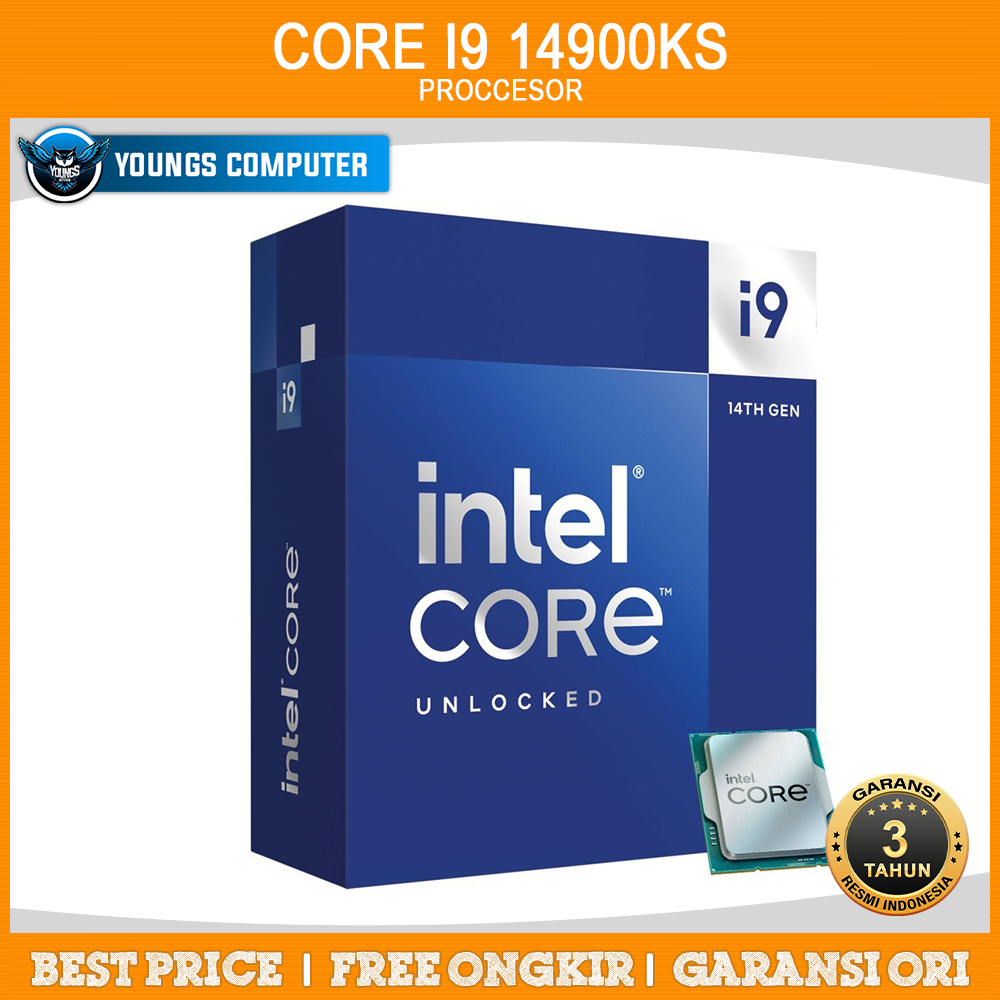 Jual Processor INTEL CORE i9 14900KS BOX up to 6.2GHz LGA1700 GEN 14TH