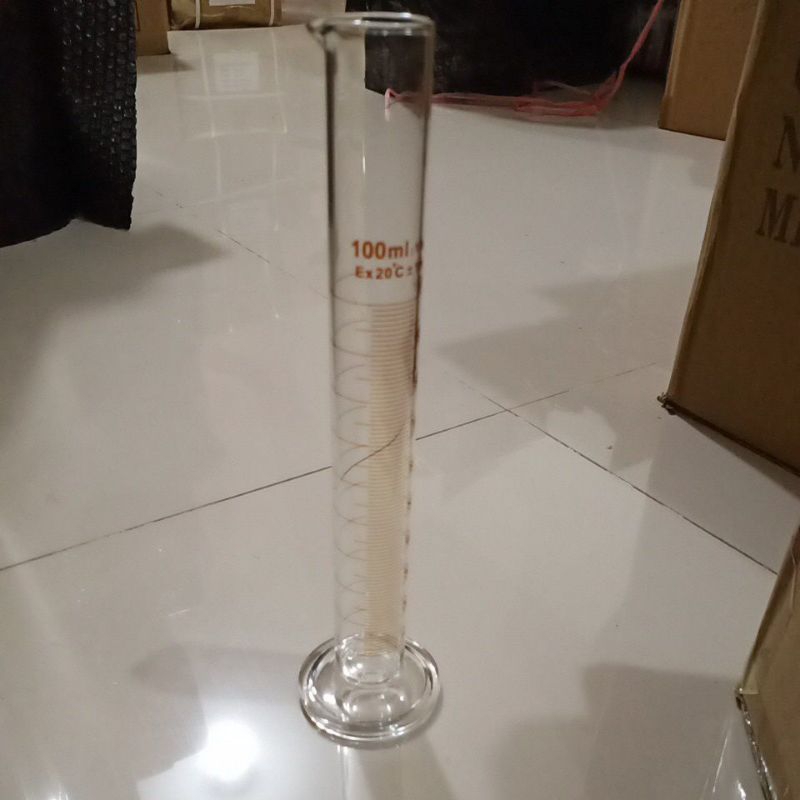 Jual Measuring Cylinder 100ml Glass Gelas Ukur Rrc Shopee Indonesia 1960