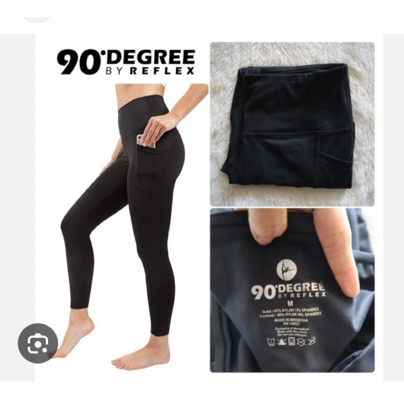 Jual legging high waist brand 90 DEGRE* by reflex ,baju branded