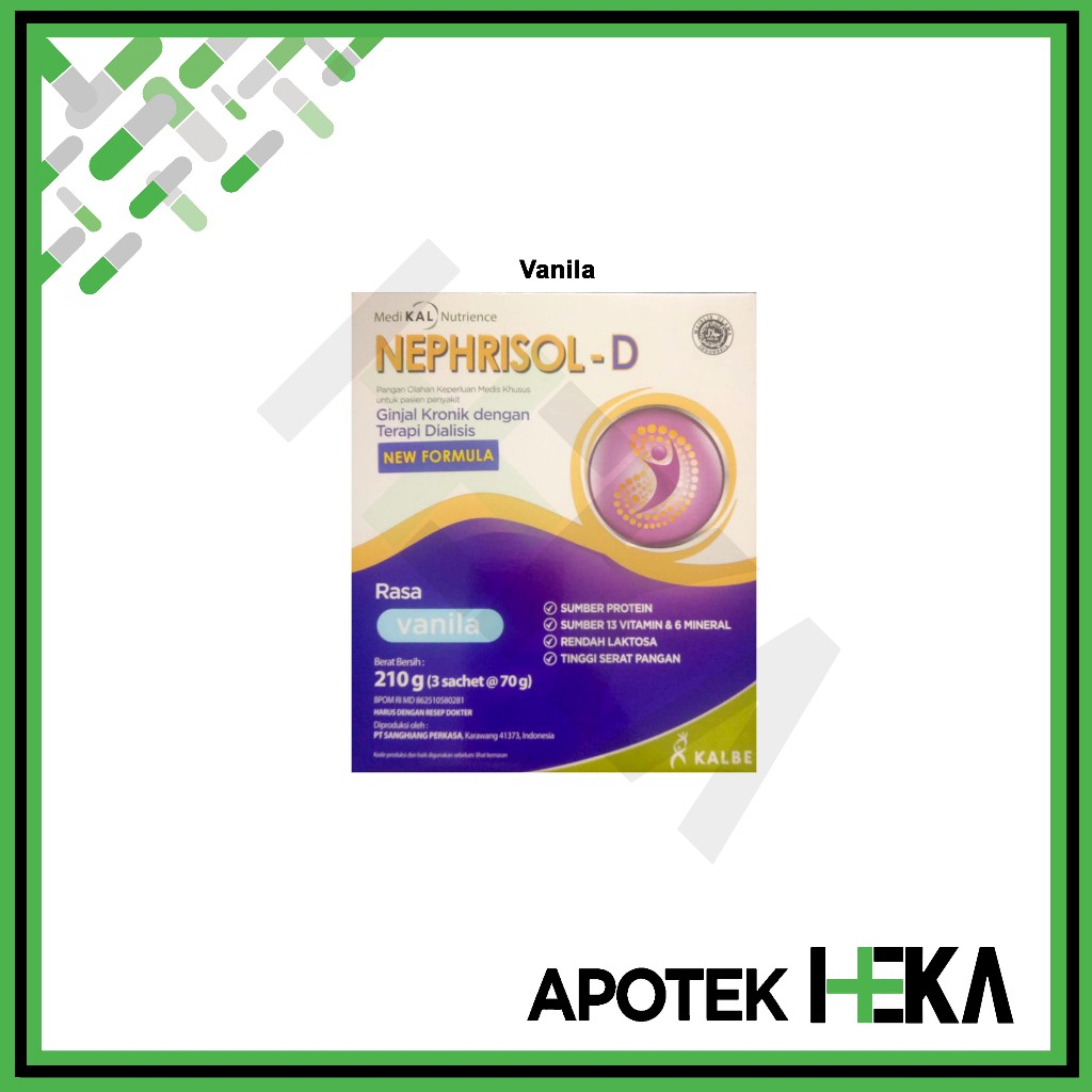 Jual Nephrisol-D Vanila/Cappucino 210 gram - Susu Pasien Ginjal ...