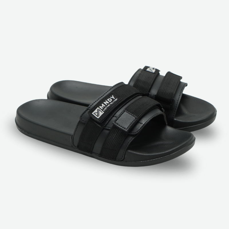 Jual KATAU BLACK |ManNeedMe x Monday| Sandal Casual Pria Outdoor Sendal ...