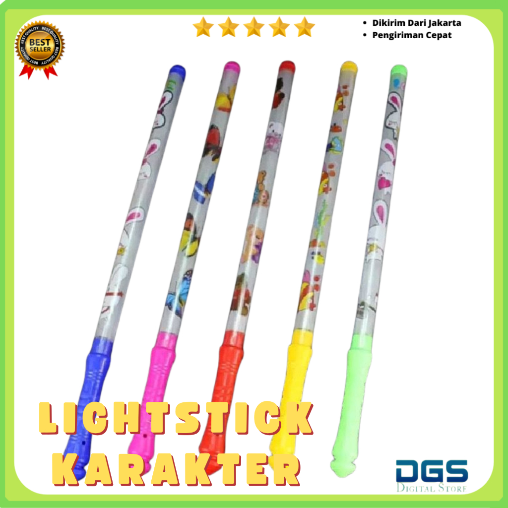 Jual DGS Lightstick Led Karakter Kartun Lampu Stik Karakter Kartun ...