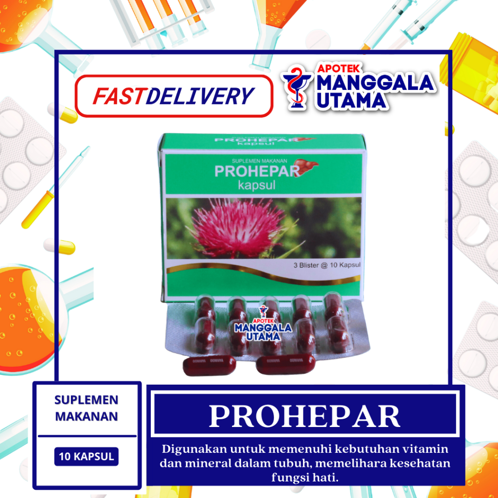 Jual PROHEPAR SUPLEMEN KESEHATAN HATI PER BOX ISI 30 TABLET | Shopee ...