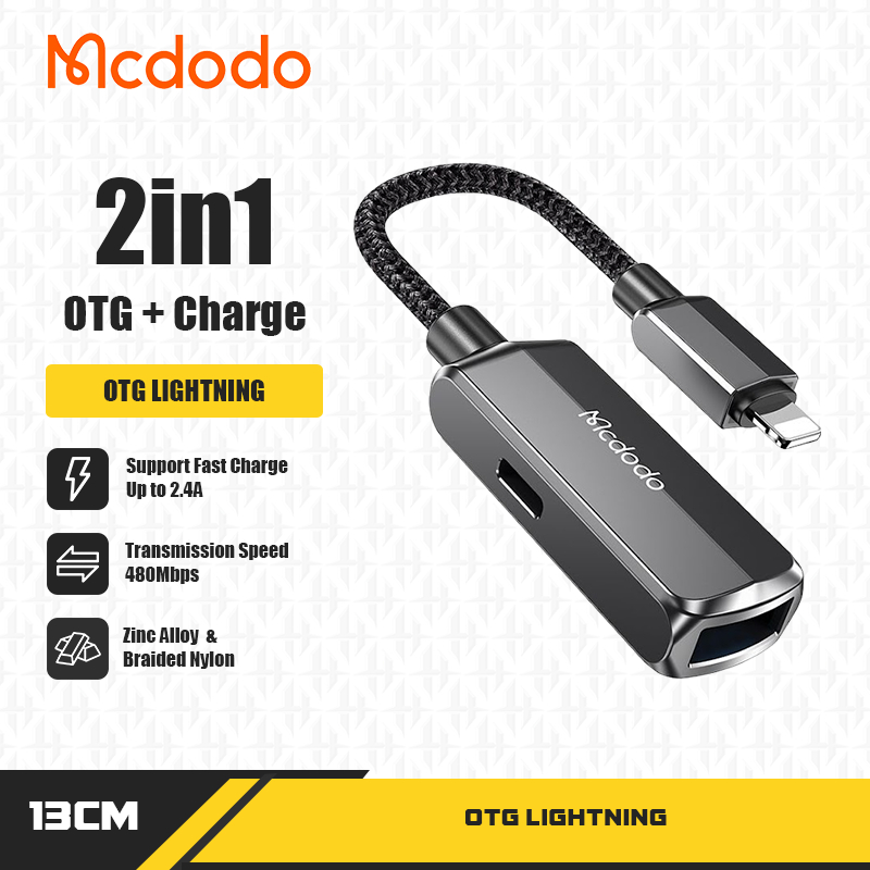 Jual Mcdodo Ca Converter Otg Usb To Lightning Charger Iphone