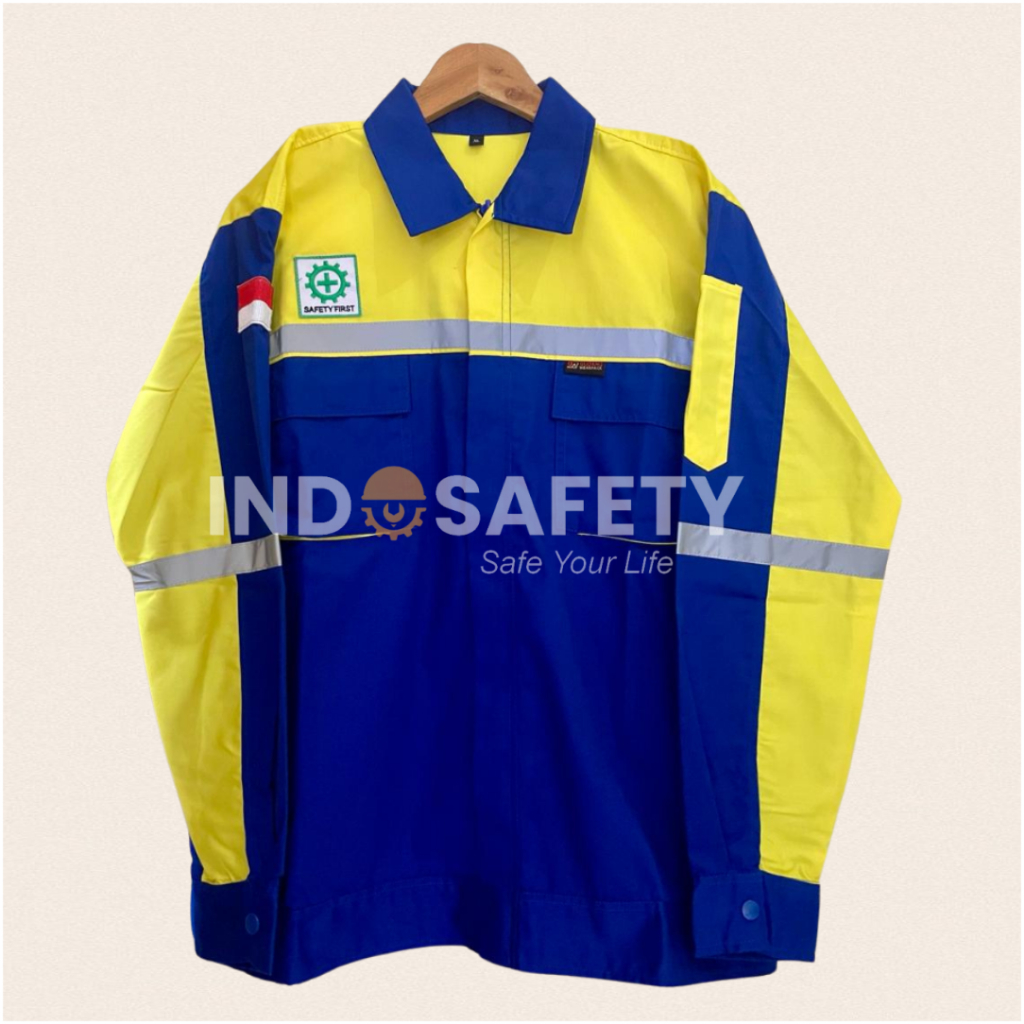 Jual Wearpack Safety Standar Lengan Panjang Benhur Kuning | Shopee ...