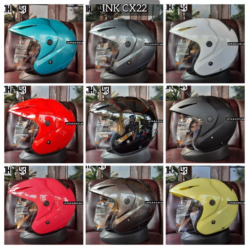 Jual Helm INK CX22 Topi Solid Semua Warna Original | INK Topi CX-22 ...