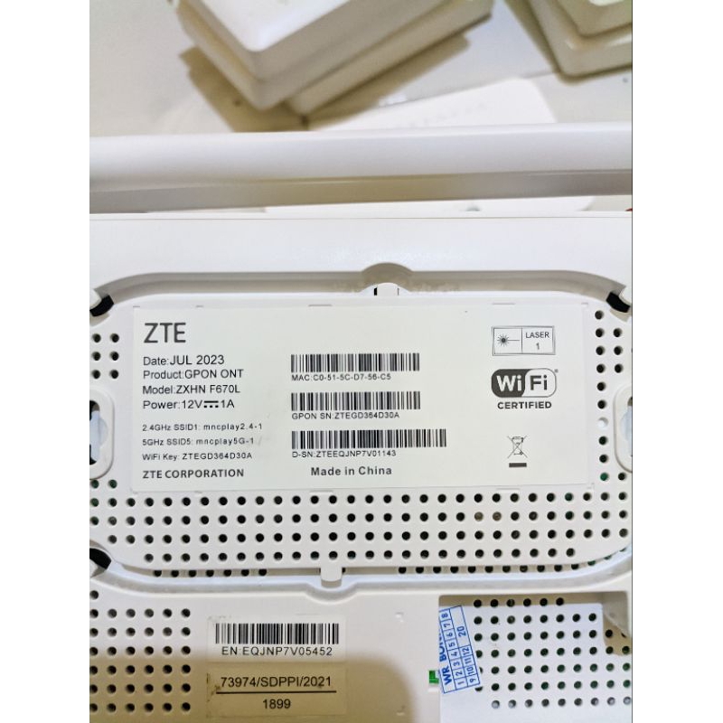 Jual MODEM ROUTER ZTE F670L ONT ZTE F670L | Shopee Indonesia