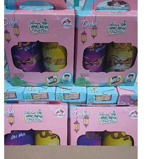 Jual Deka wafer roll Karton isi 12 parsel selamat hari raya idul fitri ...