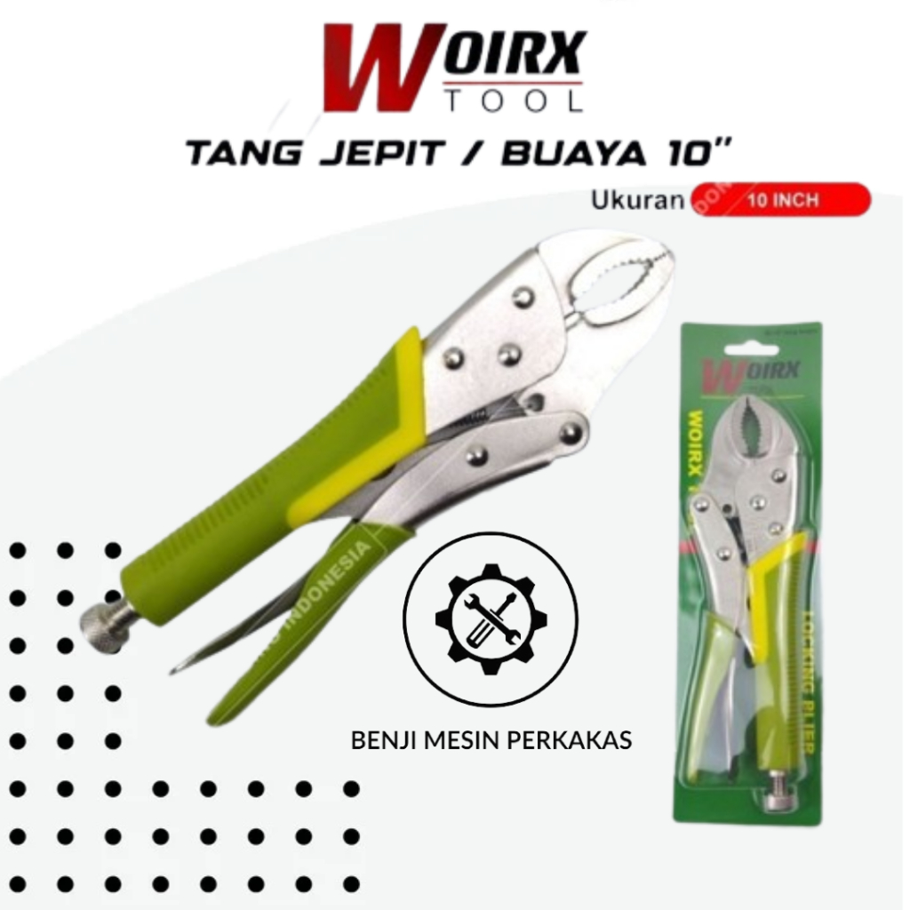 Jual Tang Jepit Buaya Bengkok Locking Plier Curve Vise Grip Inch Woirx Tool Original