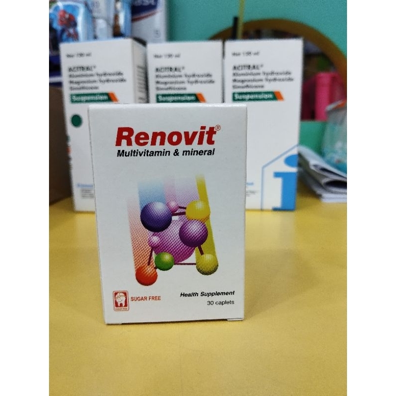 Jual Renovit Botol 30 tablet - Multivitamin dan Mineral | Shopee Indonesia