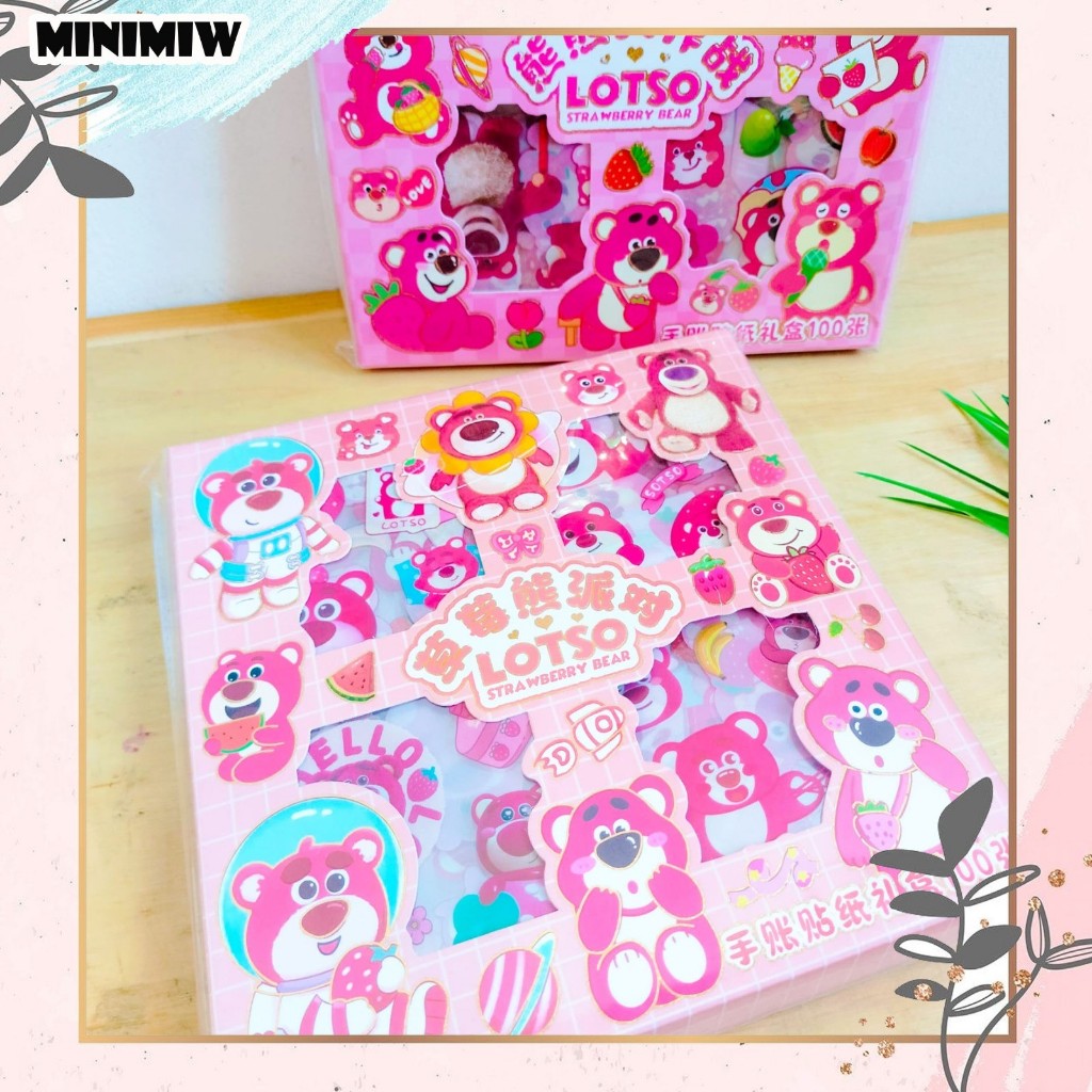 Jual STICKER 100 LEMBAR LOTSO ST-1196 STIKER KADO ANAK LUCU KREATIVITAS ...