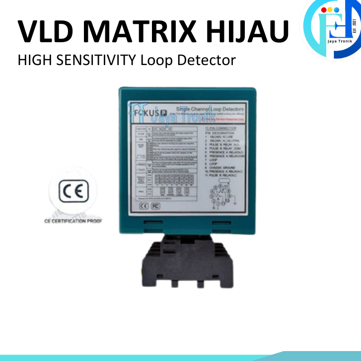 Jual Matrix Vld Vehicle Loop Detector Sensor Loop Kendaraan Barrier ...
