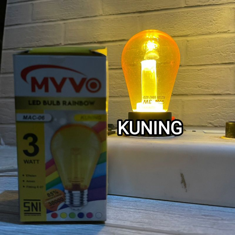 Jual Lampu LED Warna Clear Kuning Oranye Merah Pink Ungu Biru Hijau-BIN ...