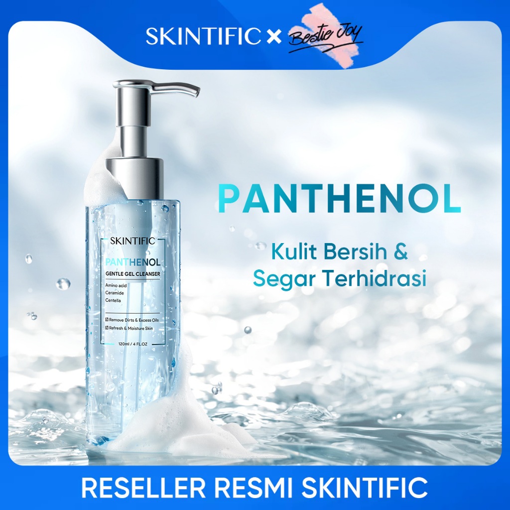 Jual SKINTIFIC Panthenol Gel Facial Wash 120ml Anti Acne Cleanser Facial Foam Cleanser Sabun