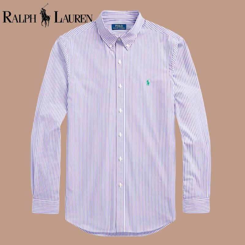 Jual BNWT Polo Ralph Lauren Custom Fit Striped Stretch