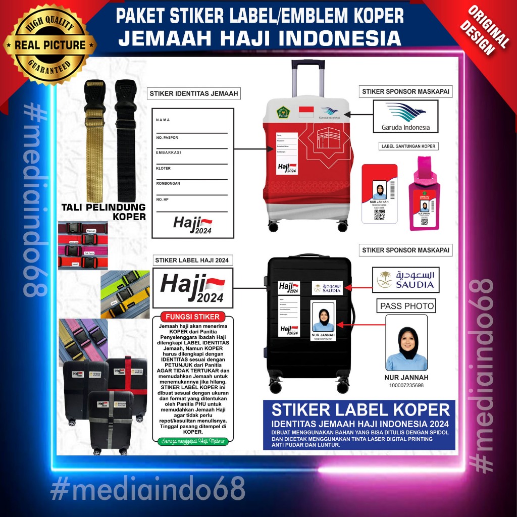 Jual PERLENGKAPAN KOPER & TAS JEMAAH HAJI dan UMROH | Shopee Indonesia