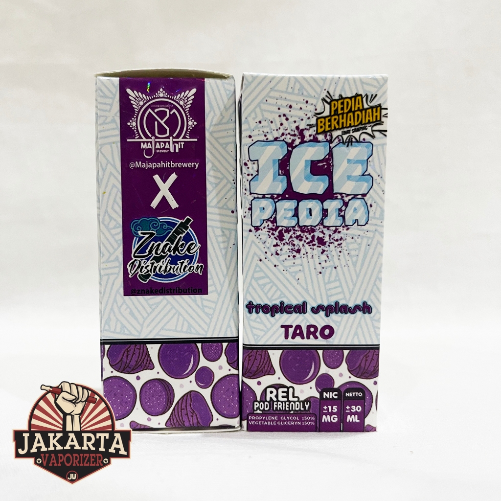 Jual PODS FRIENDLY ICEPEDIA TARO 30ML 15MG BY MAJAPAHIT | Shopee Indonesia
