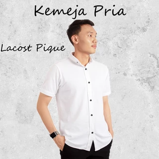 Fortklass Kemeja Max Kemeja Basic Pendek Polos Slimfit Kemeja Formal Basic Casual Lengan Pendek