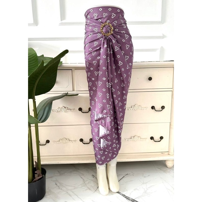 Jual ART T37D rok lilit jumputan ring gesper wrap skrit kain batik ...