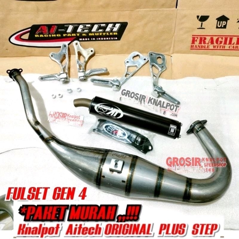 Jual Paket MURAH Knalpot Aitech Big volume Original Ori Galvanis PLUS ...