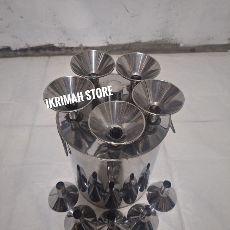 Jual dandang kue putu piring diameter 20cm/cetakan kue putu piring 5