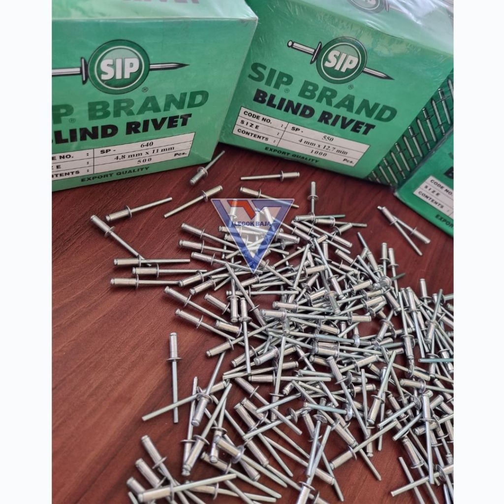Jual Paku Rivet SIP Brand SP 435 430 450 540 550 640 665 675 | Shopee ...