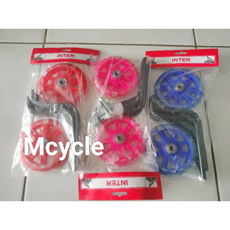 Jual Roda samping sepeda lampu ukuran 12 16 inch | Shopee Indonesia