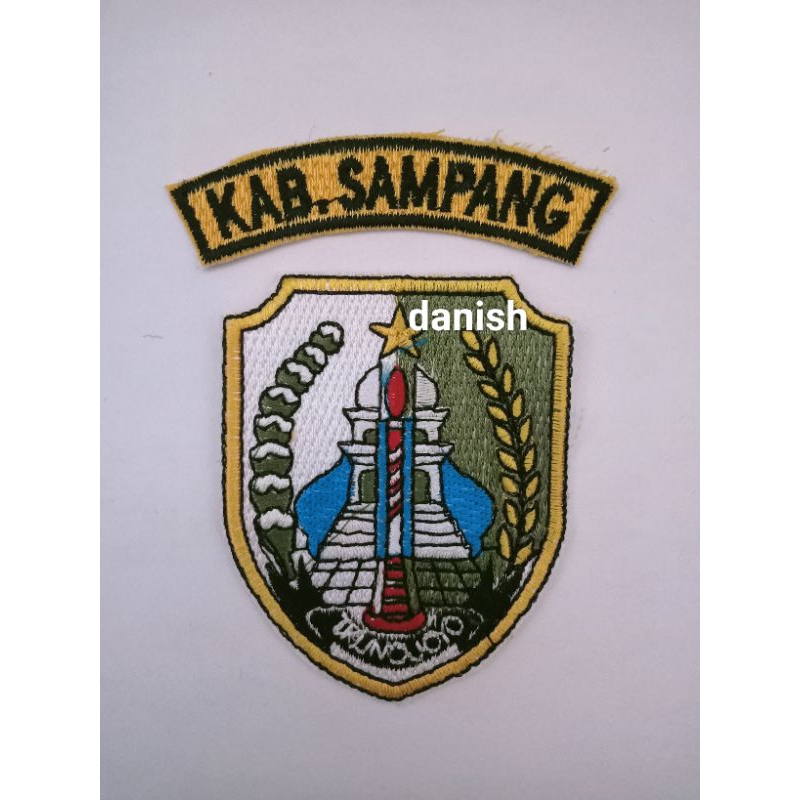 Jual BET BORDIR LOGO LAMBANG ASN PNS DINAS PEMKAB KABUPATEN SAMPANG ...