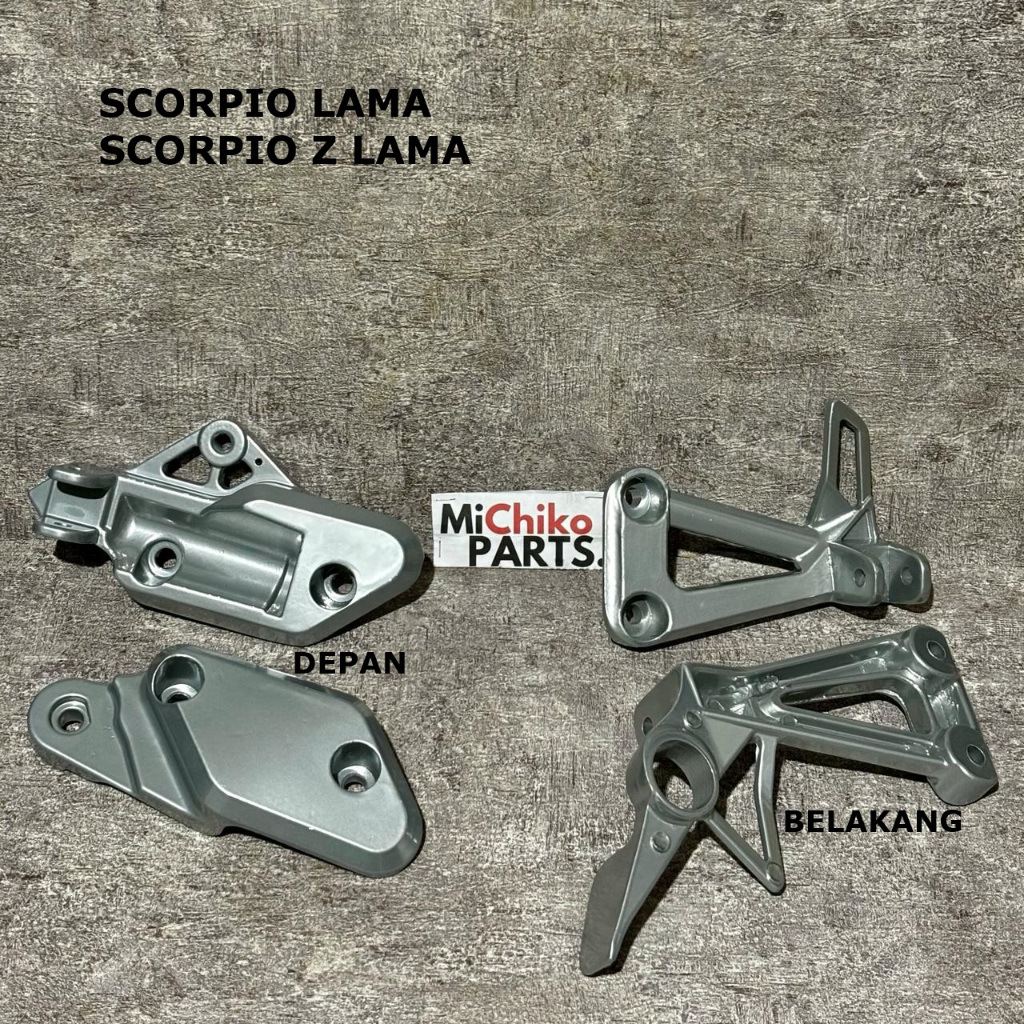 Jual Sepasang Dudukan Footstep Depan Belakang Scorpio Lama Z Lama Pangkon Injakan Kaki Step