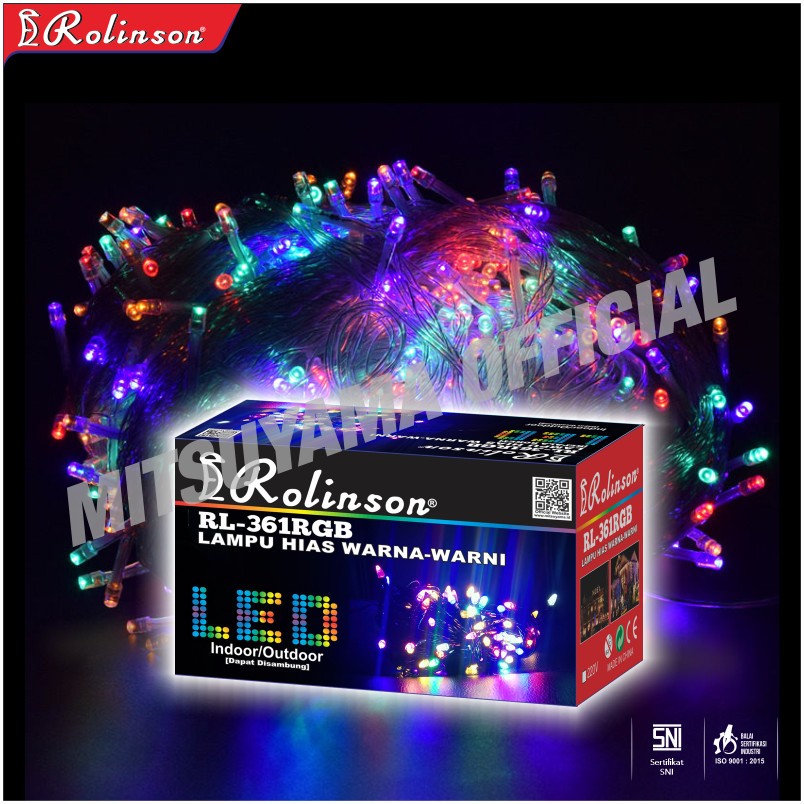 Jual Lampu Hias LED Warna Rolinson Outdoor/Indoor (RL-361) | Shopee ...