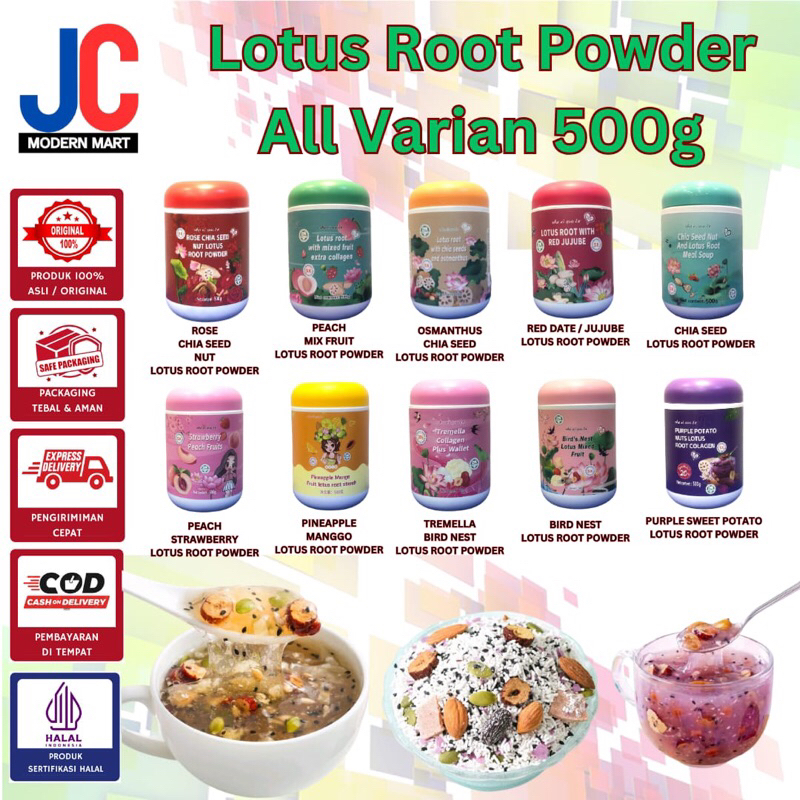 Jual OuFen - Lotus Root Powder - All varian @500gr | Shopee Indonesia