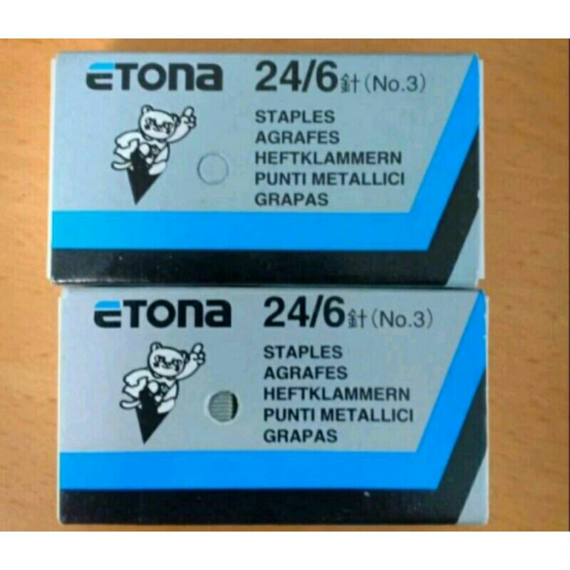 Jual Isi Staples Besar ETONA No.3 (24/6) Isi Ceklek Etona | Shopee ...