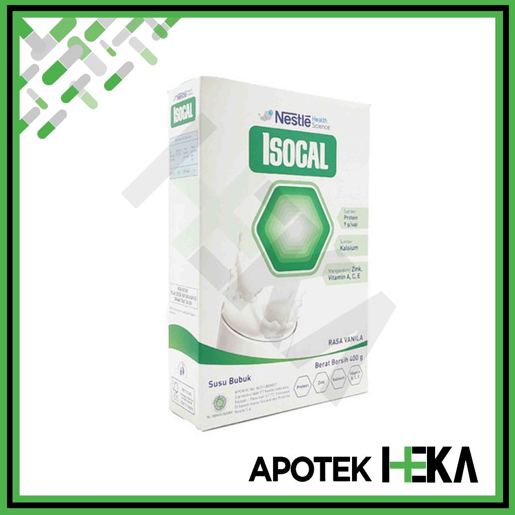 Jual Isocal 400 g - Susu Nutrisi Tinggi Protein Kalsium Zinc Vitamin ...