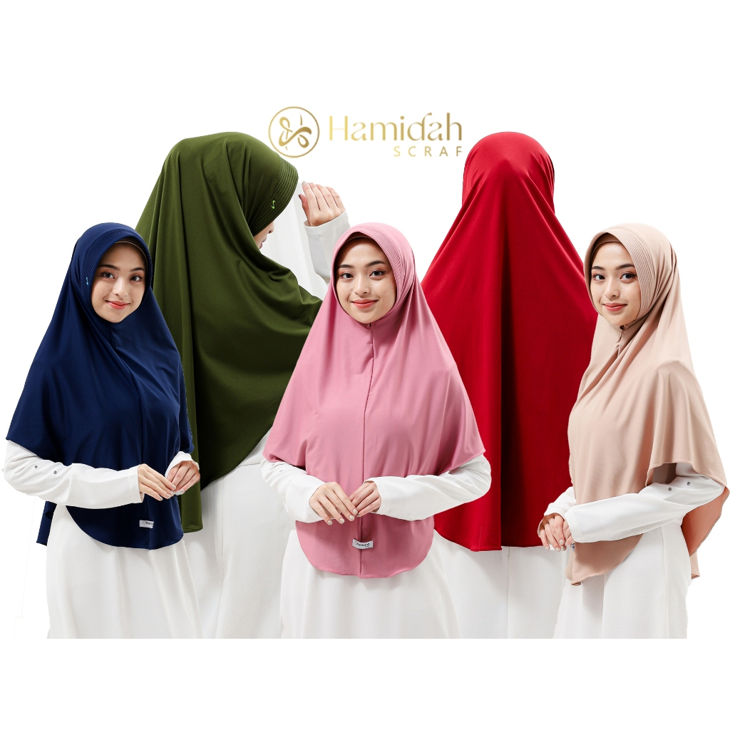 Jual Hamidah - Hijab Adeeva Bergo size XL Hamidah/Bergo Hamidah Pad ...