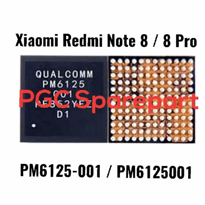 Jual IC Power PM6125-001 / pmi6125001 / Xiaomi Redmi Note 8 / Note 8 ...