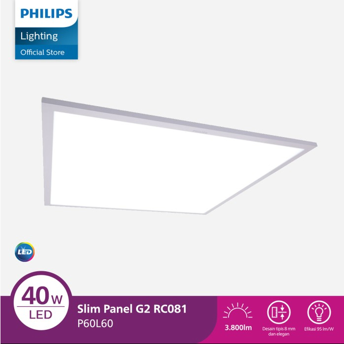 Jual Philips RC081V Led40S 40W 6060 2in1 PCV | Shopee Indonesia