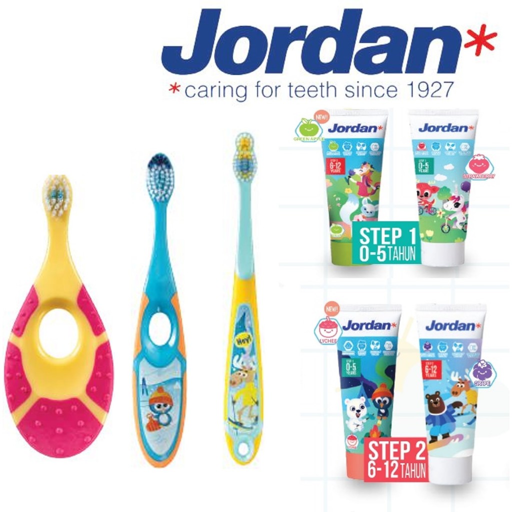 Jual Jordan Sikat dan Pasta Gigi Teeth Brush Odol Anak Bayi BPOM Sikat