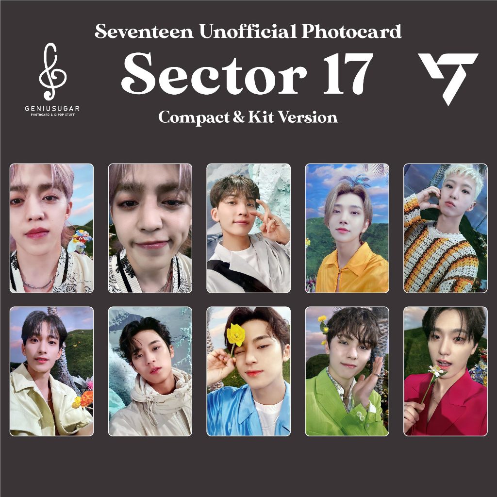 Jual [SEVENTEEN] SECTOR 17 KIT COMPACT PHOTOCARD UNOFFICIAL