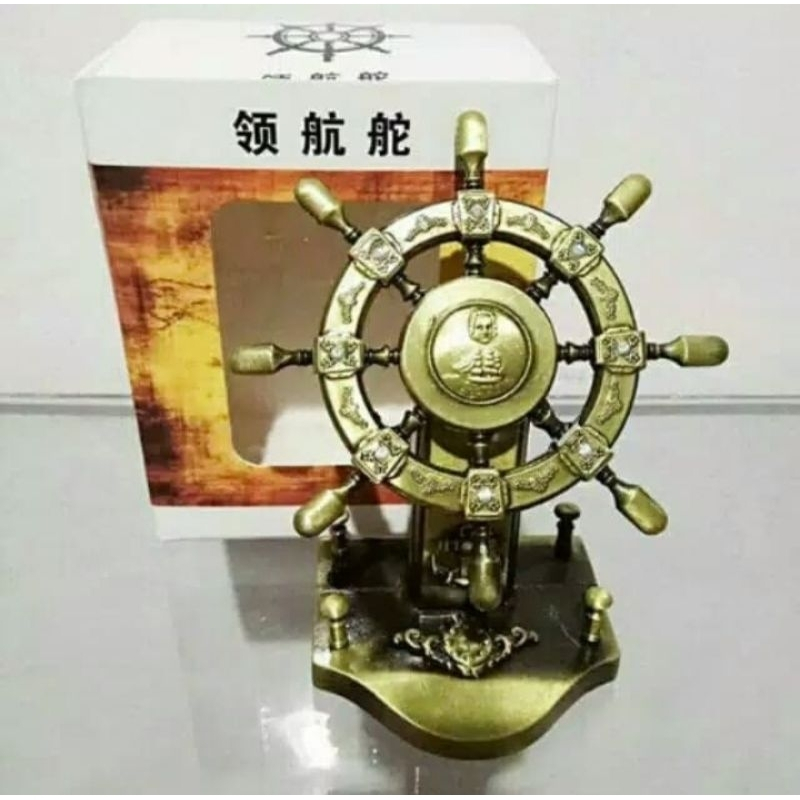 Jual Setir Kapal Napoleon Miniatur Pajangan Kemudi Stir | Shopee Indonesia