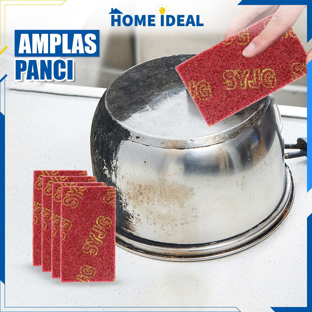 Jual Spon Merah Lembaran Amplas Multifungsi Bersihkan Kerak Panci ...