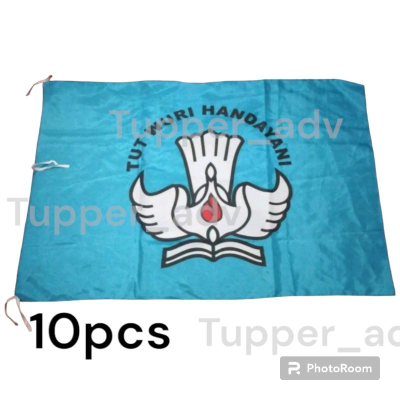 Jual Perpack (Isi 10pcs) Bendera Tut Wuri Handayani Ukuran 80x120cm ...