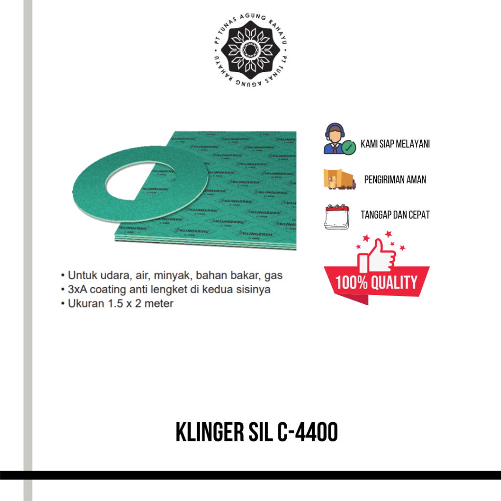 Jual Klingersil C4400 - Packing Gasket Lembaran | Shopee Indonesia