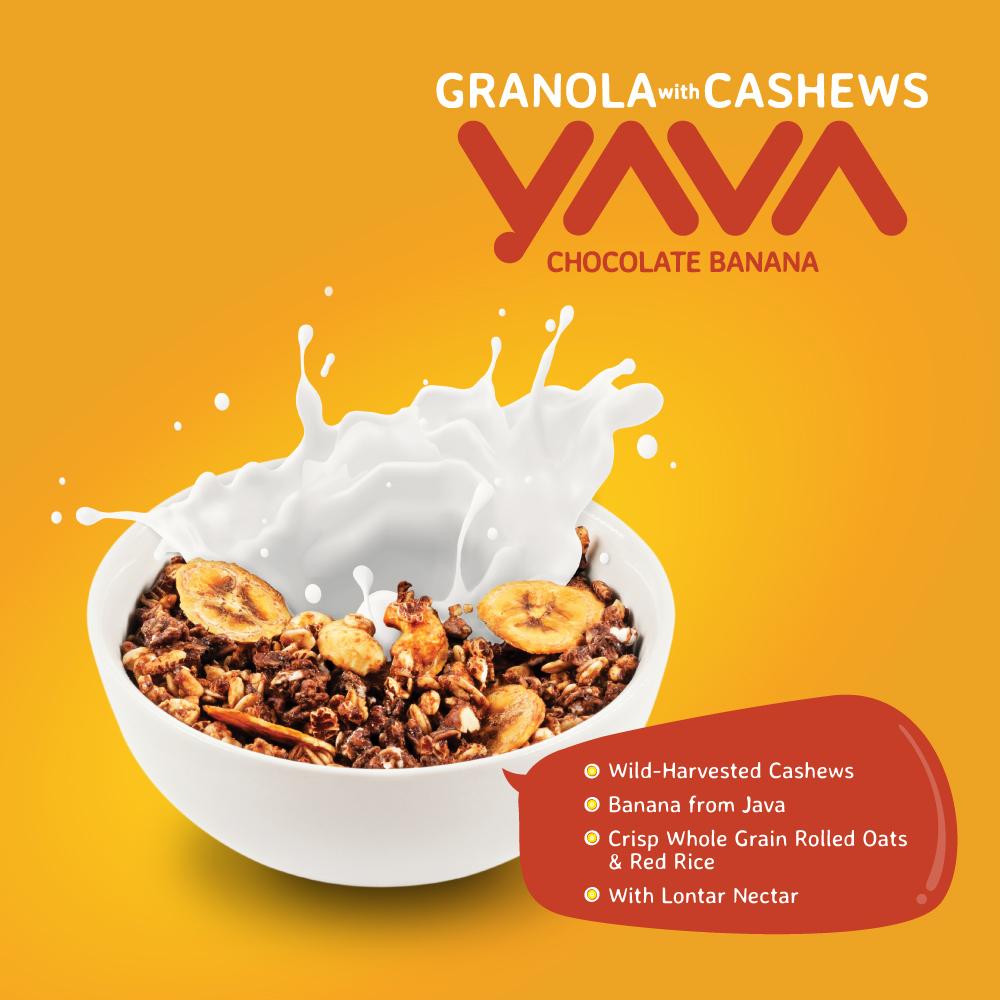 Jual YAVA Granola Chocolate Banana 400g | Shopee Indonesia